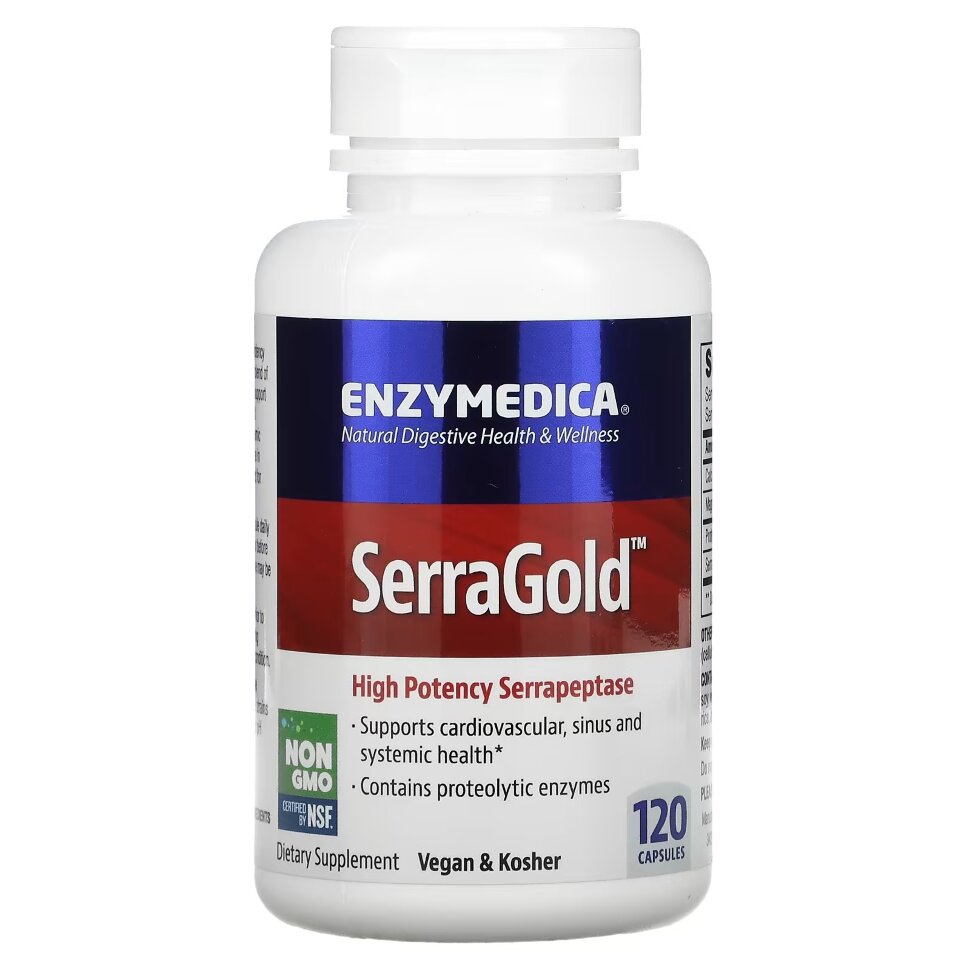 Enzymedica SerraGold 120 caps
