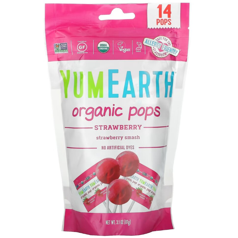 Yum Earth organic pops 87 g