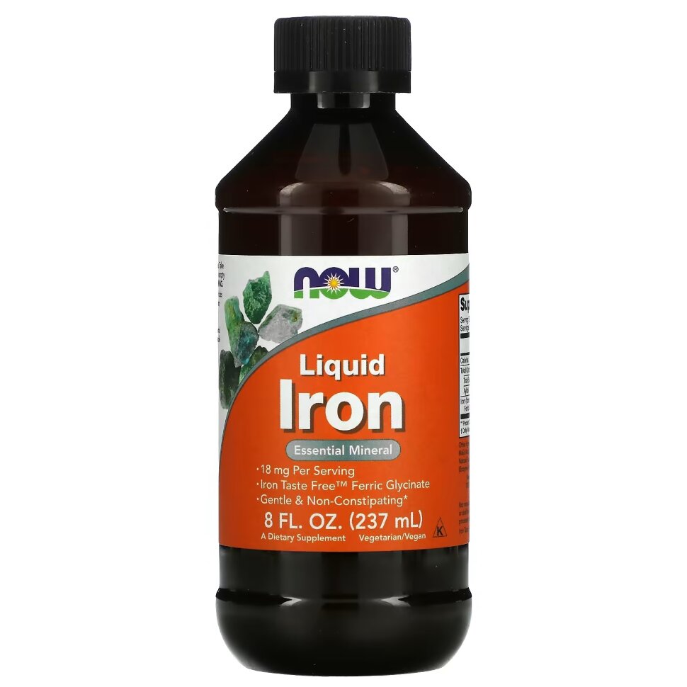 NOW Liquid Iron 237 ml 8 oz