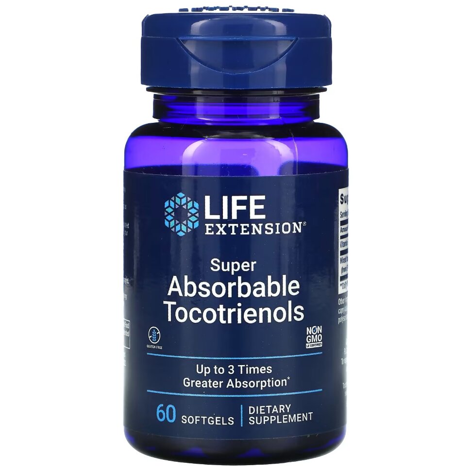 Life Extension Super Absorbable Tocotrienols 60 sgels