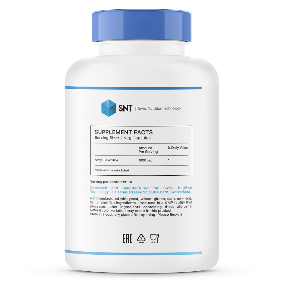 SNT Acetyl - L-Carnitine 500 mg 180 caps