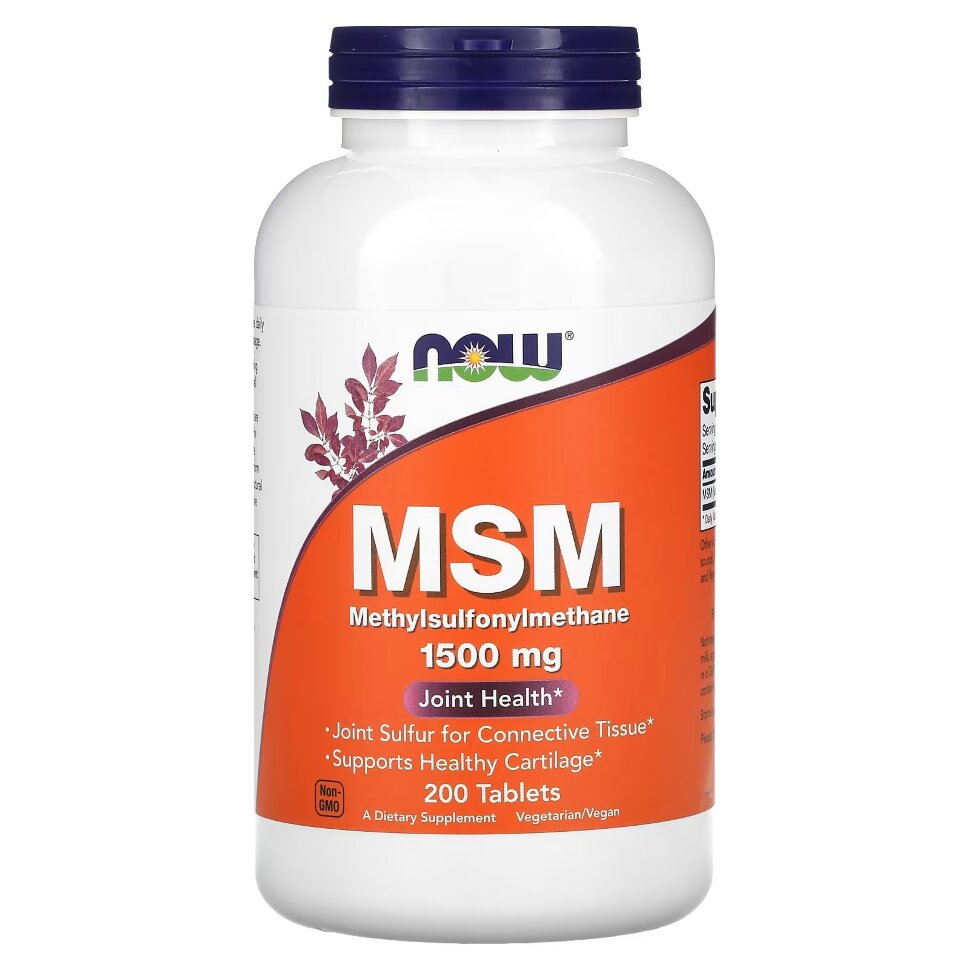 NOW MSM 1500 mg 200 tab