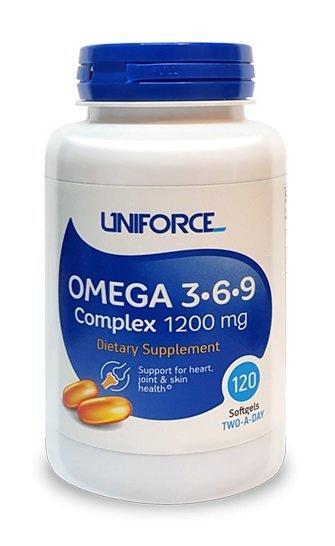 Uniforce Omega 3 6 9 1200 мг 120 капс