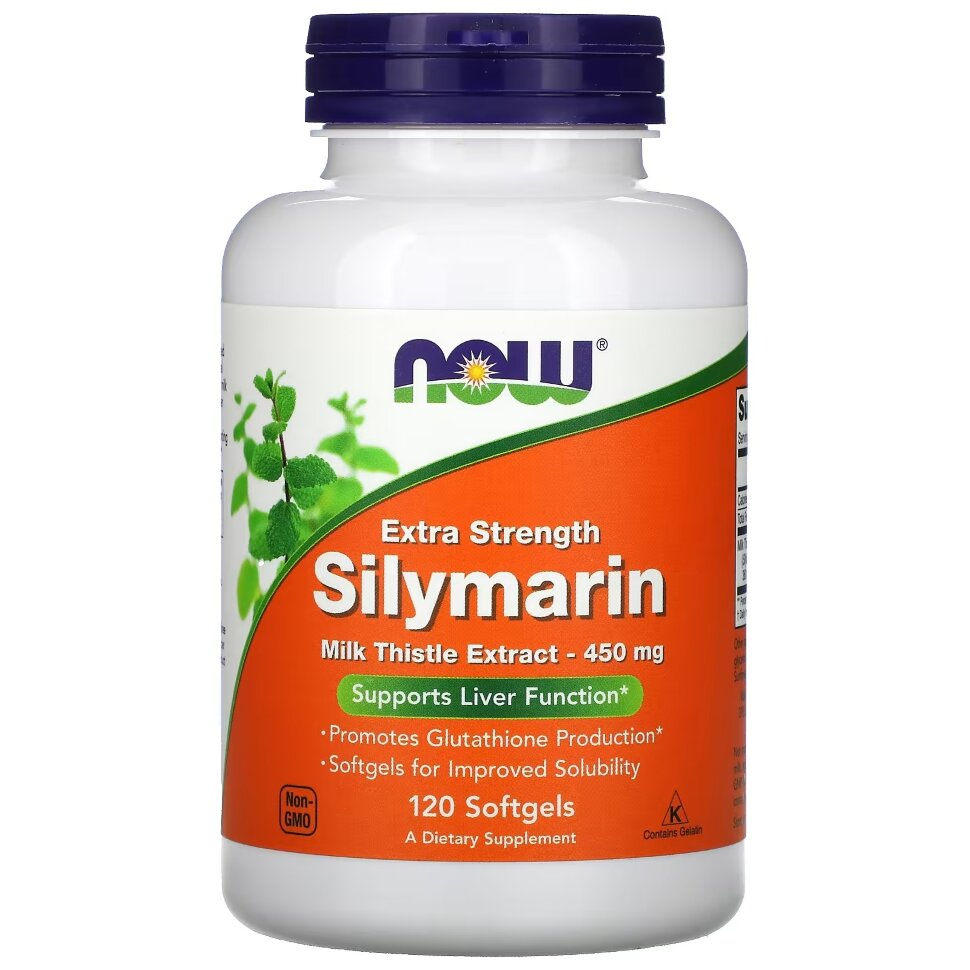 NOW Silymarin Milk Thistle 450 mg 120 softgel