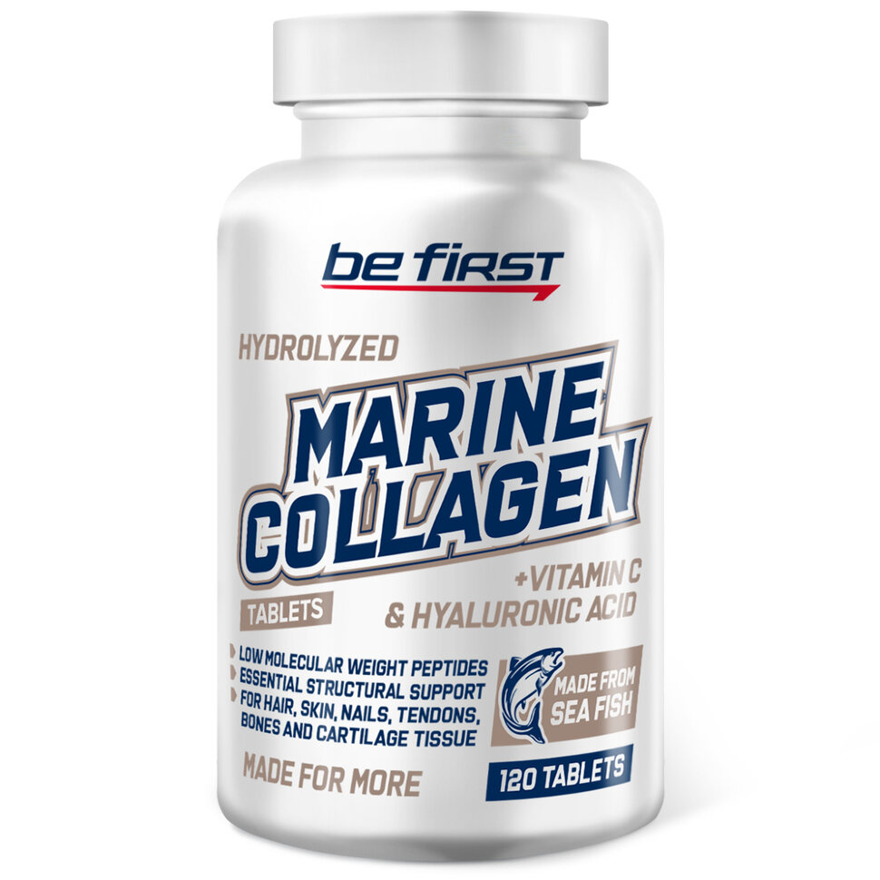 Be First Marine Collagen + hyaluronic acid + vitamin C 120 tablets