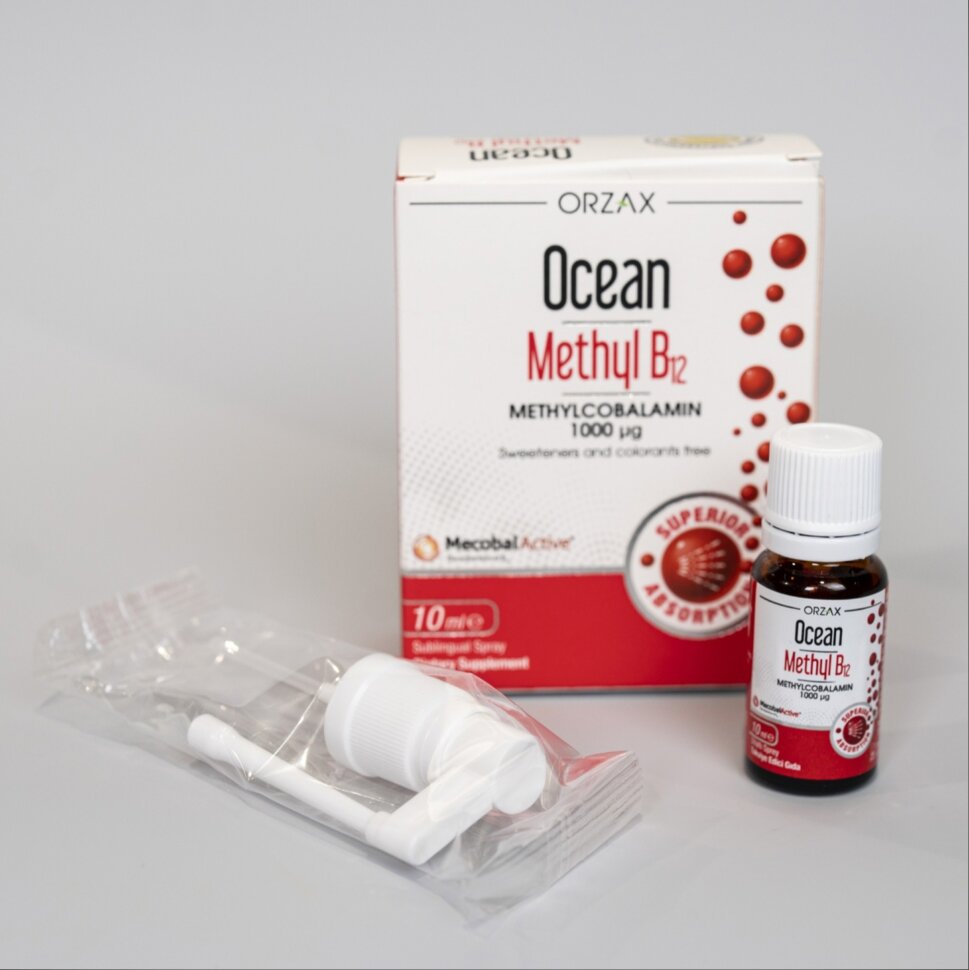 Orzax Ocean Methyl B12 spray 1000 mcg 10 ml