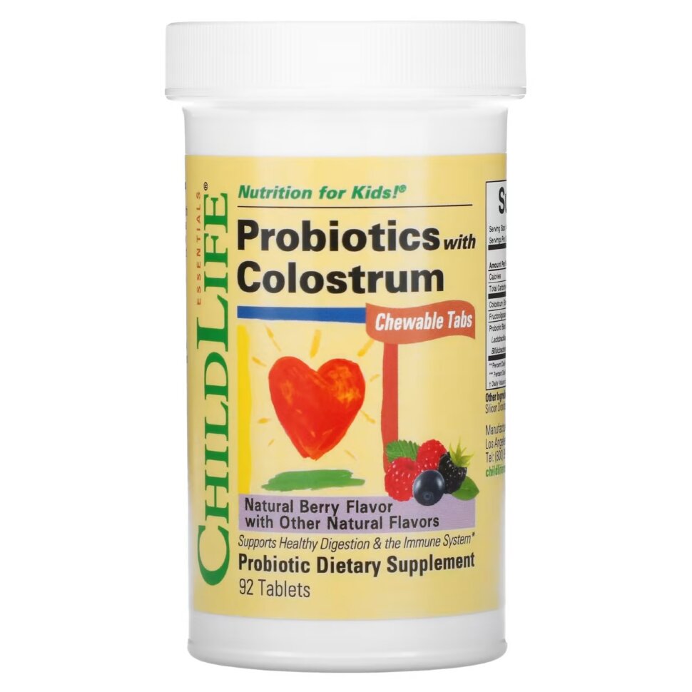 ChildLife Probiotics with Colostrum 92 tablets