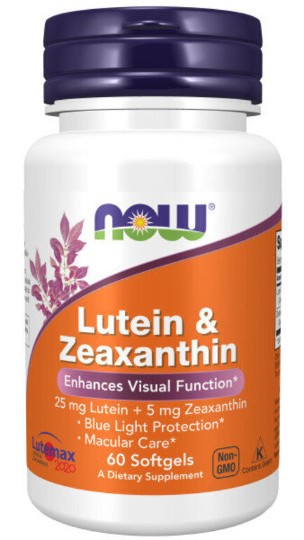 NOW Lutein & Zeaxanthin 60 softgel