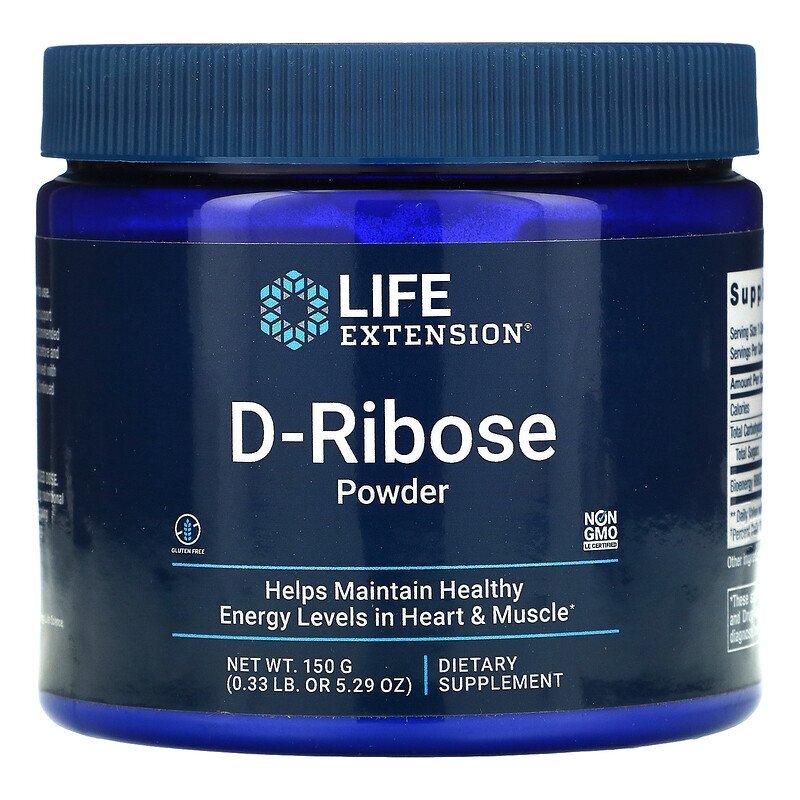 Life Extension D-Ribose powder 150 gr