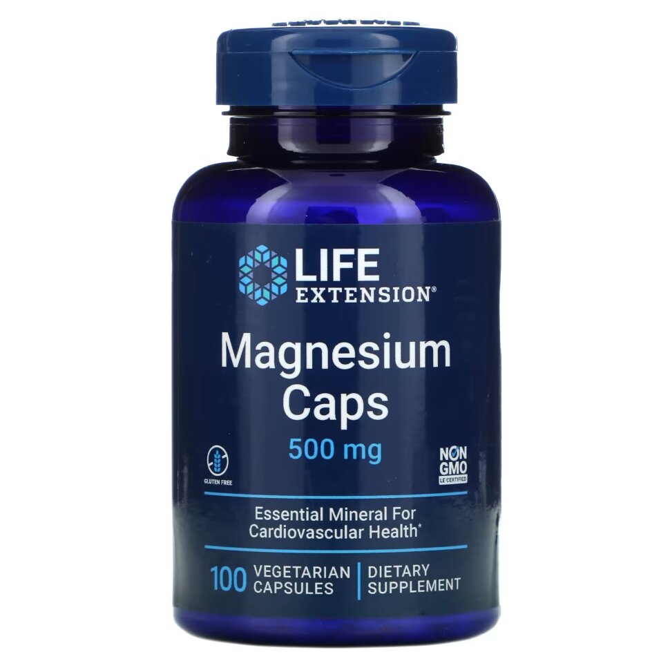 Life Extension Magnesium caps 500 mg 100 caps