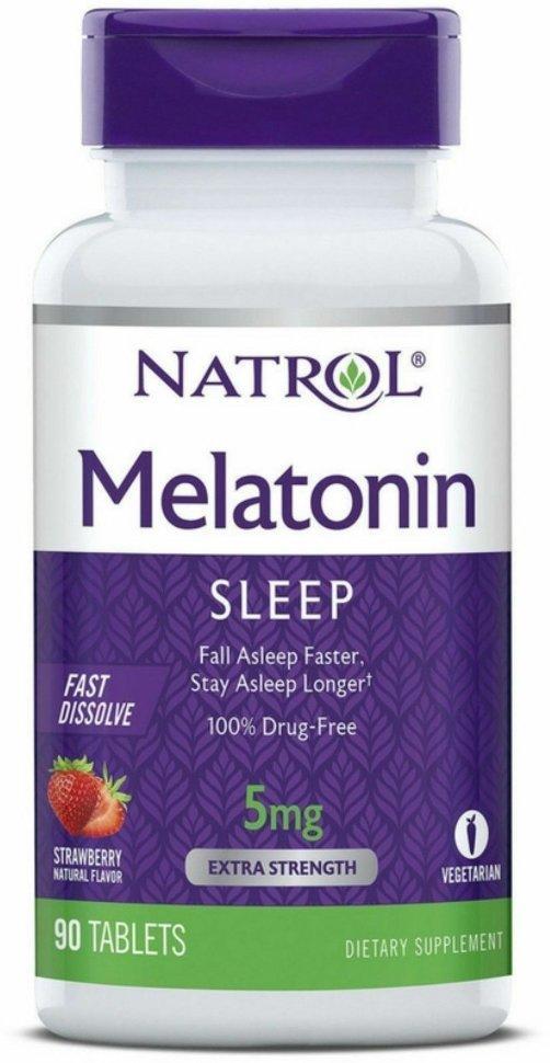 Natrol Melatonin 5 мг Fast Dissolve 90 табл