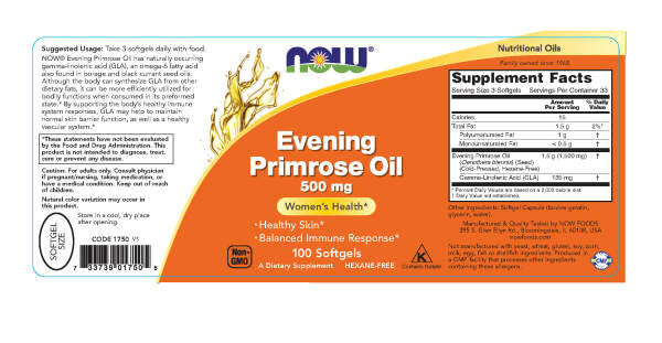 Evening Primrose Oil 500 мг