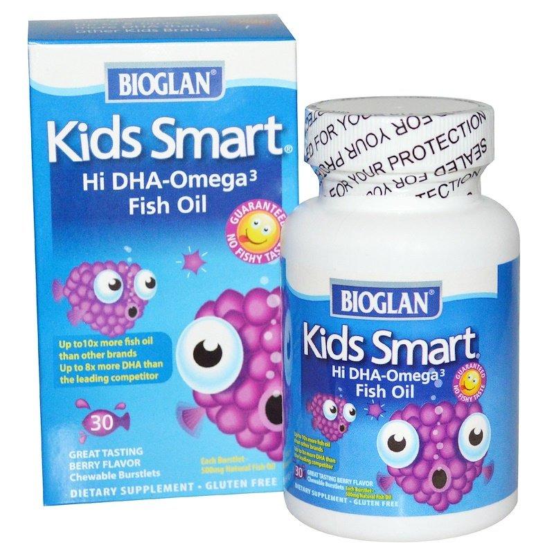 Bioglan Kids Smart Omega-3 30 жевательных