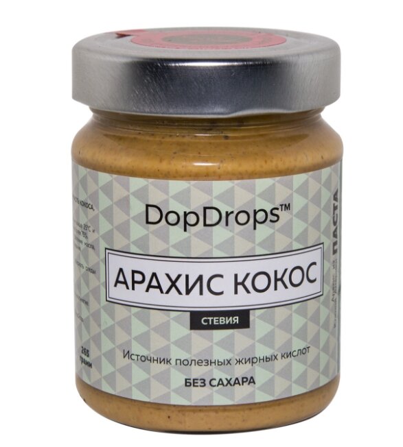 DopDrops Арахисовая паста с кокосом 265 гр