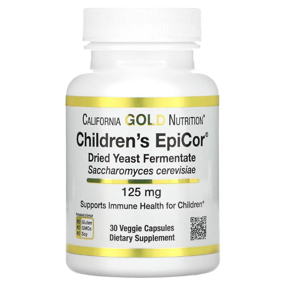 California GOLD Nutrition Childrens Epicor 125 mg 30 caps