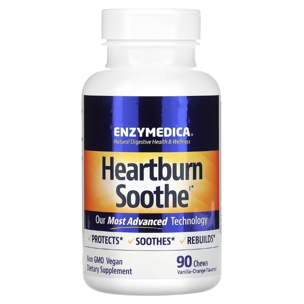 Enzymedica Heartburn Soothe 90 chewables