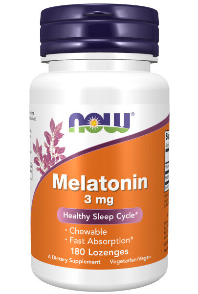 NOW Melatonin 3 mg 180 chew