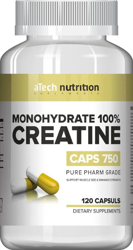 Atech Nutrition Creatine Monohydrate 120 caps