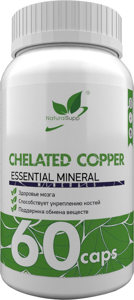 NaturalSupp Chelated copper 60 caps