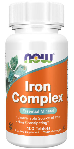 NOW Iron Complex 100 tablets