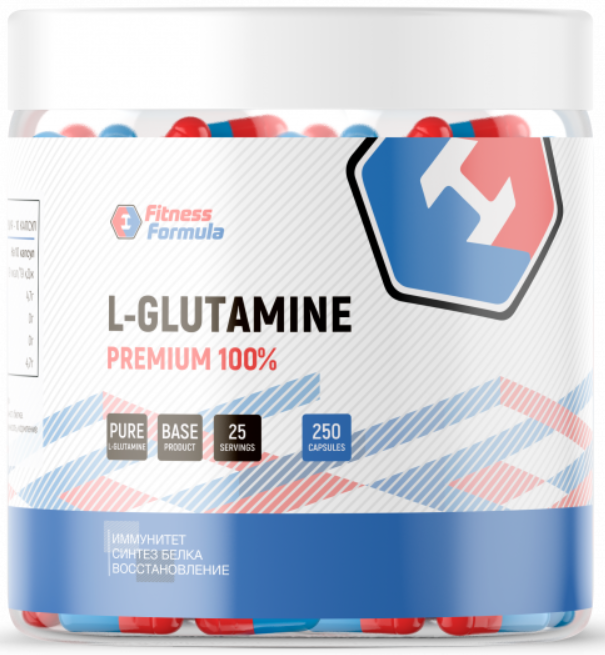 Fitness Formula 100% L-Glutamine 250 caps