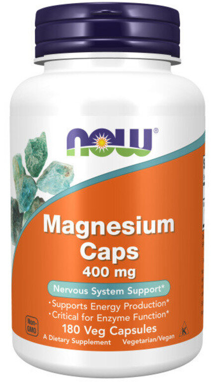 NOW Magnesium caps 400 mg 180 caps