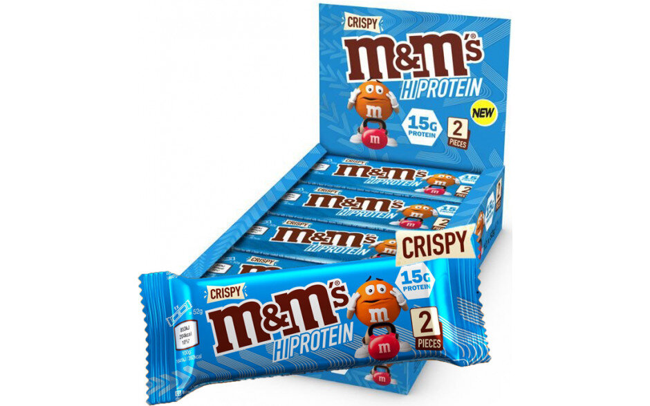 M&M's Hi protein Crispy Protein bar 52 g