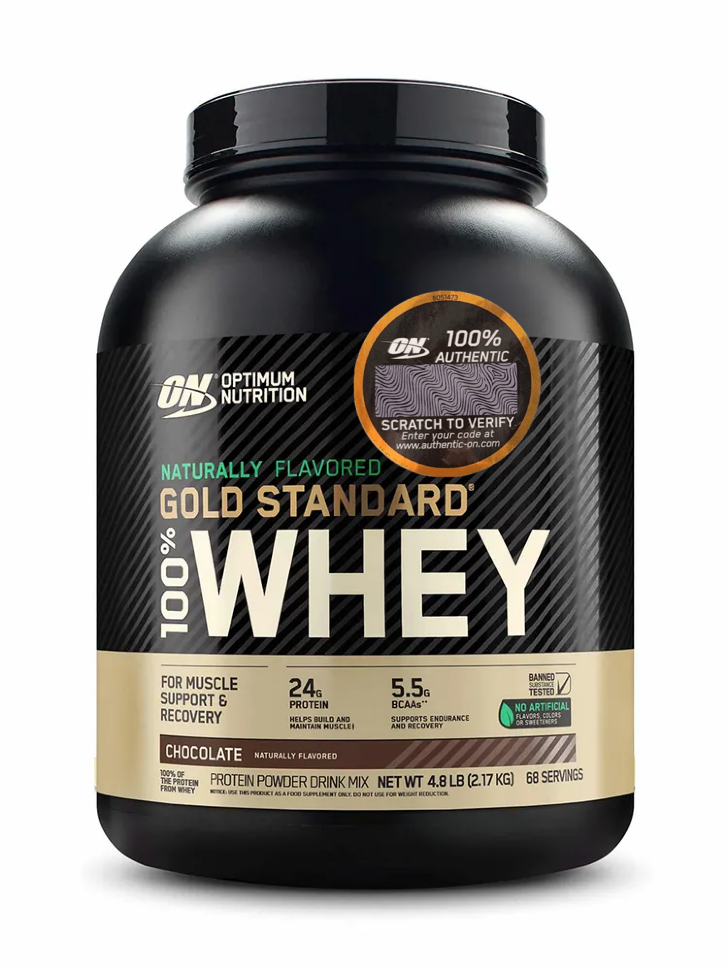 Optimum Nutrition Naturally flavored Gold Standart whey 2270 g