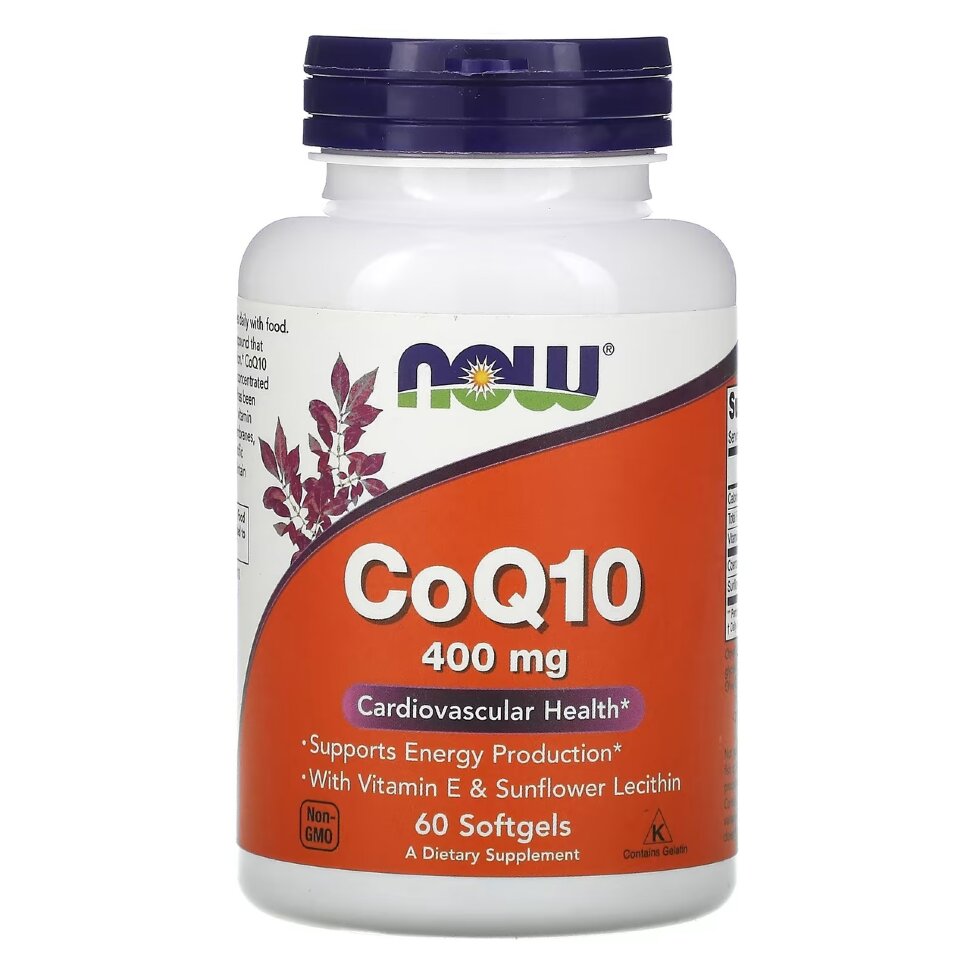 NOW CoQ10 400 mg 60 softgel