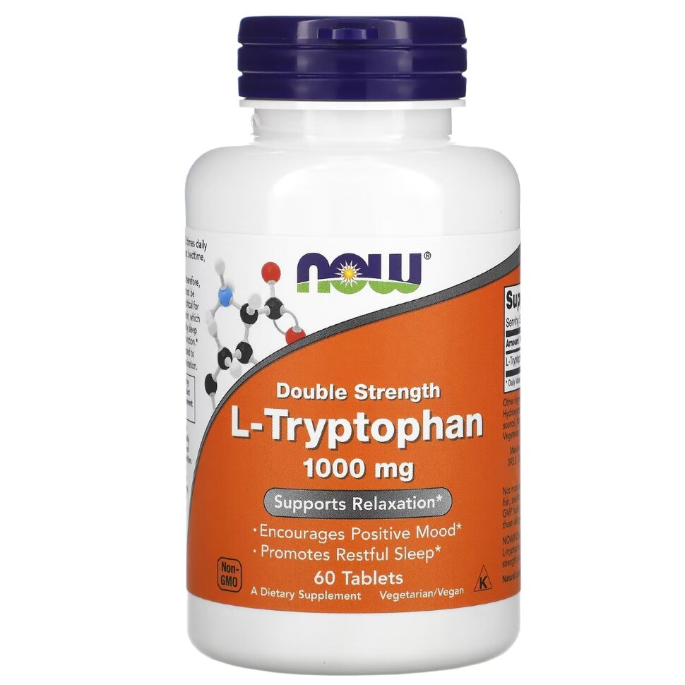 NOW L - Tryptophan 1000 mg 60 tab