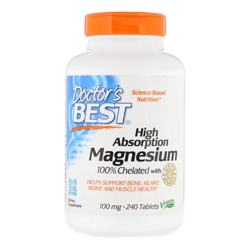 Doctor's Best High Absorption Magnesium 240 tab