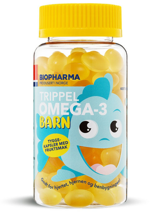 Biopharma Trippel Omega-3 Barn 120 шт