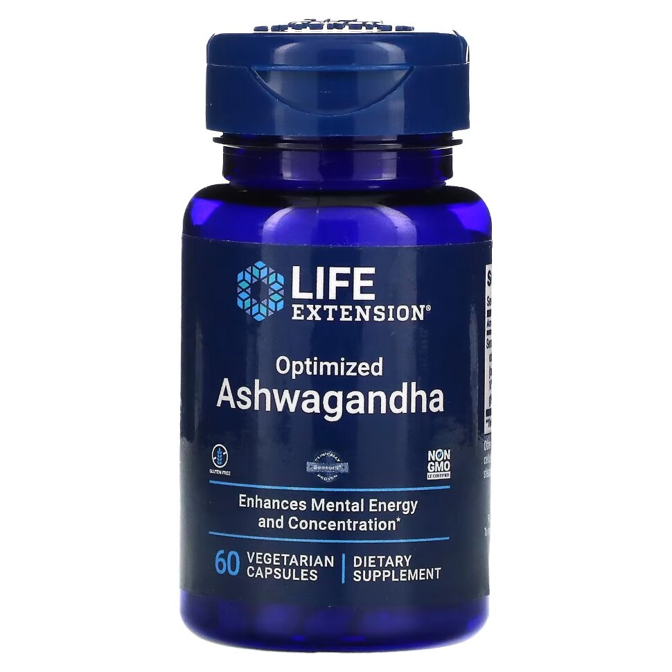 Life Extension Ashwagandha 60 vegcaps