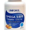 Uniforce Omega 3 6 9 1200 мг 90 капс