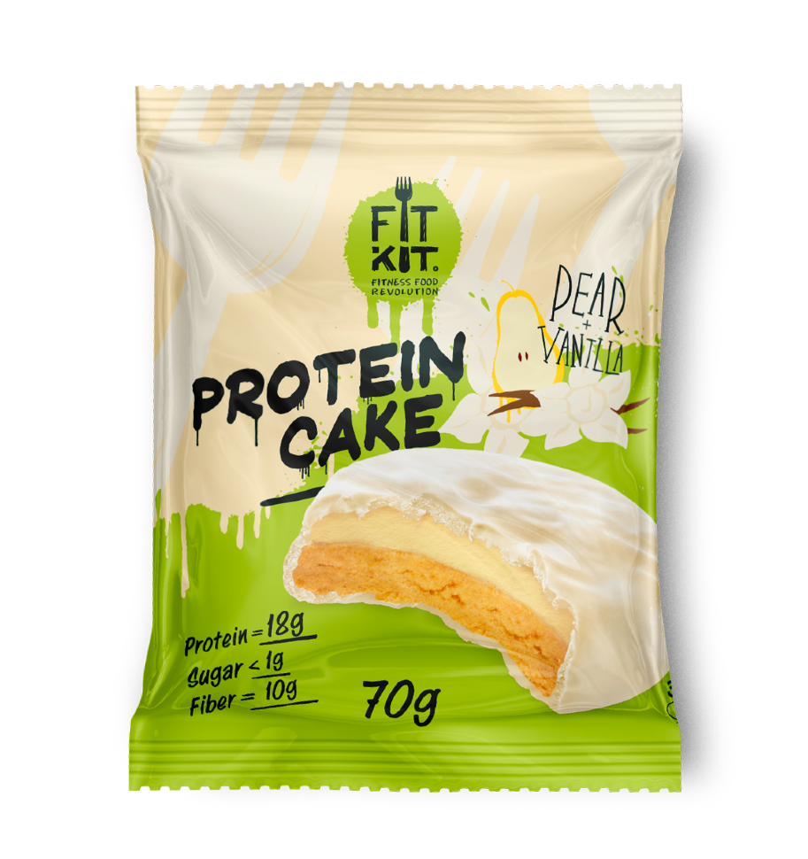 Fit Kit Protein white cake 70 гр