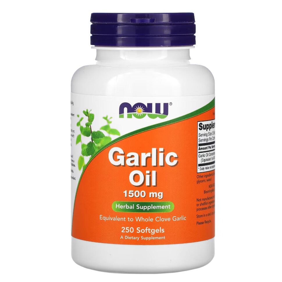 NOW Garlic Oil 1500 mg 250 caps