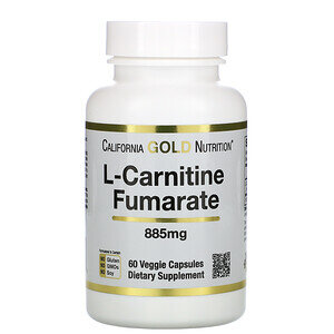 California GOLD Nutrition L-Carnitine Fumarate 885 мг 60 капс