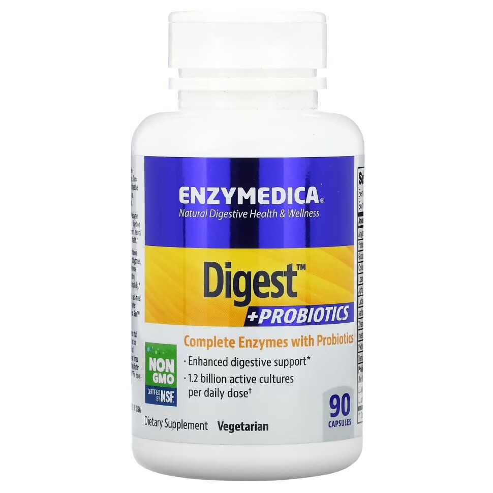 Enzymedica Digest + Probiotics 90 капс