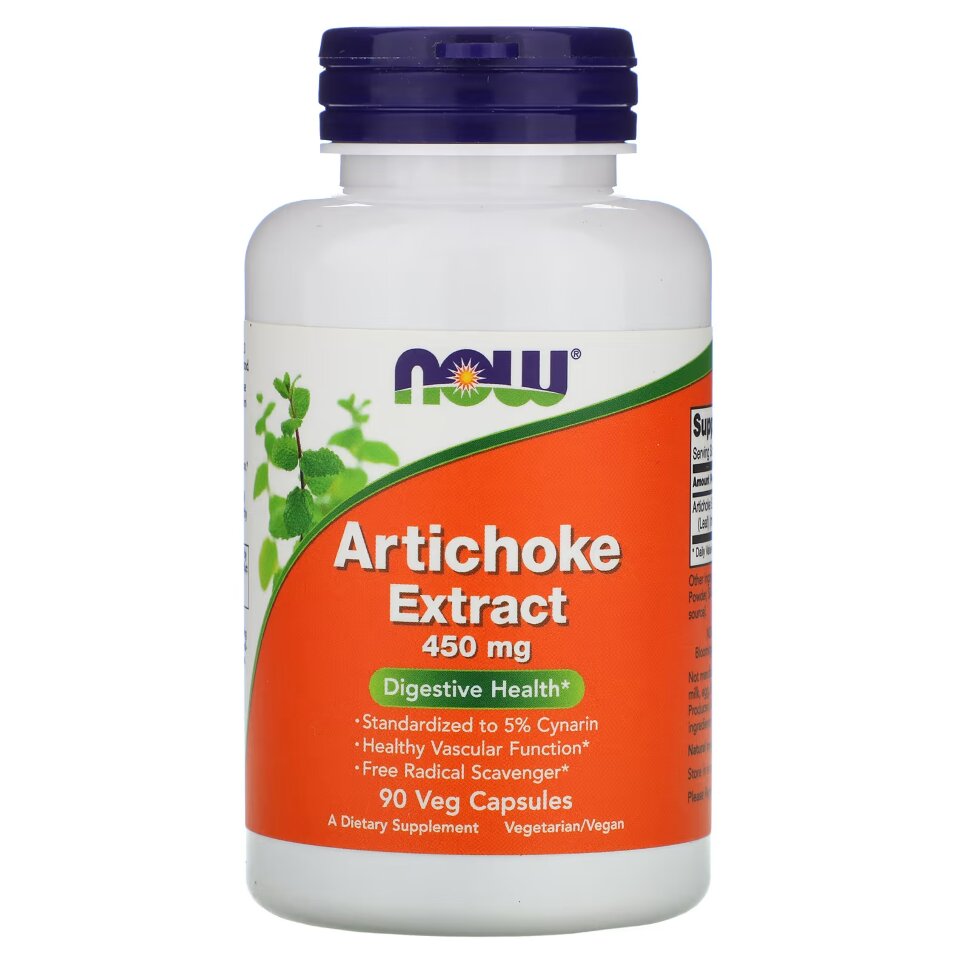 NOW Artichoke Extrakt 450 mg 90 caps