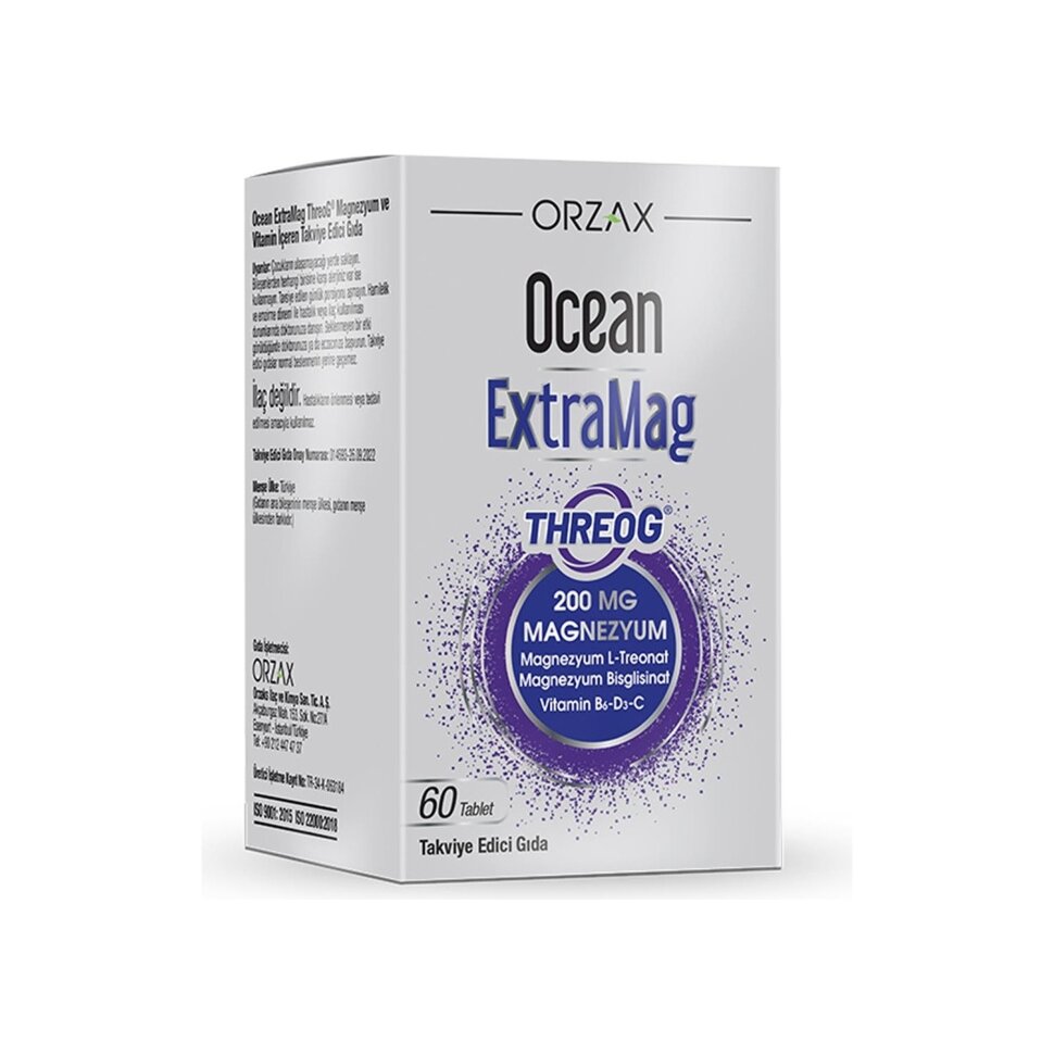 Orzax Ocean ExtraMag ThreoG 60 tab