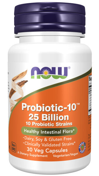 NOW Probiotic-10 25 Billion 30 caps