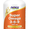 NOW Super Omega 3-6-9 1200 mg 180 caps / Нау Супер Омега 3-6-9 1200 мг 180 капс