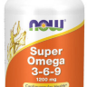 NOW Super Omega 3-6-9 1200 mg 90 caps / Нау Супер Омега 3-6-9 1200 мг 90 капс