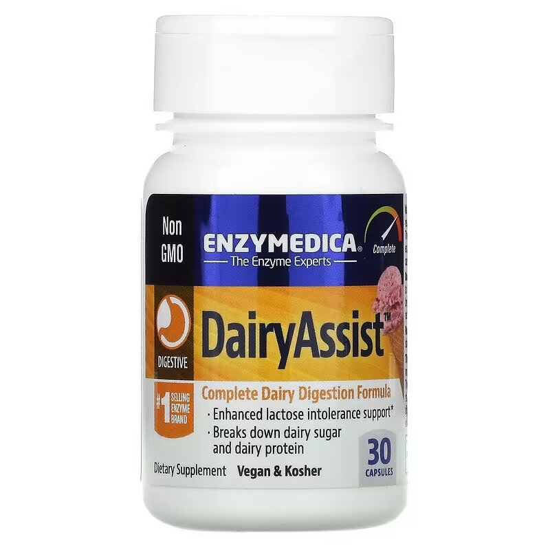 Enzymedica Dairy Assist 30 caps