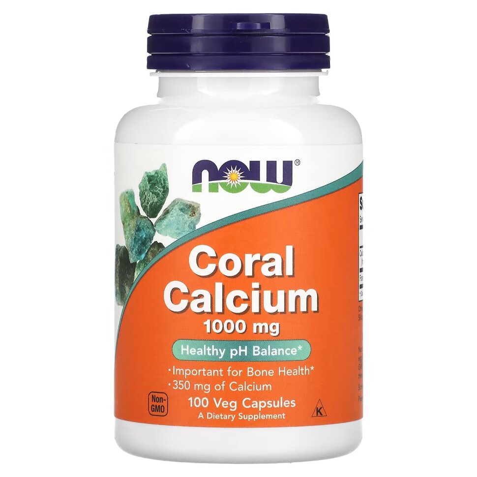 NOW Coral Calcium 1000 mg 100 caps