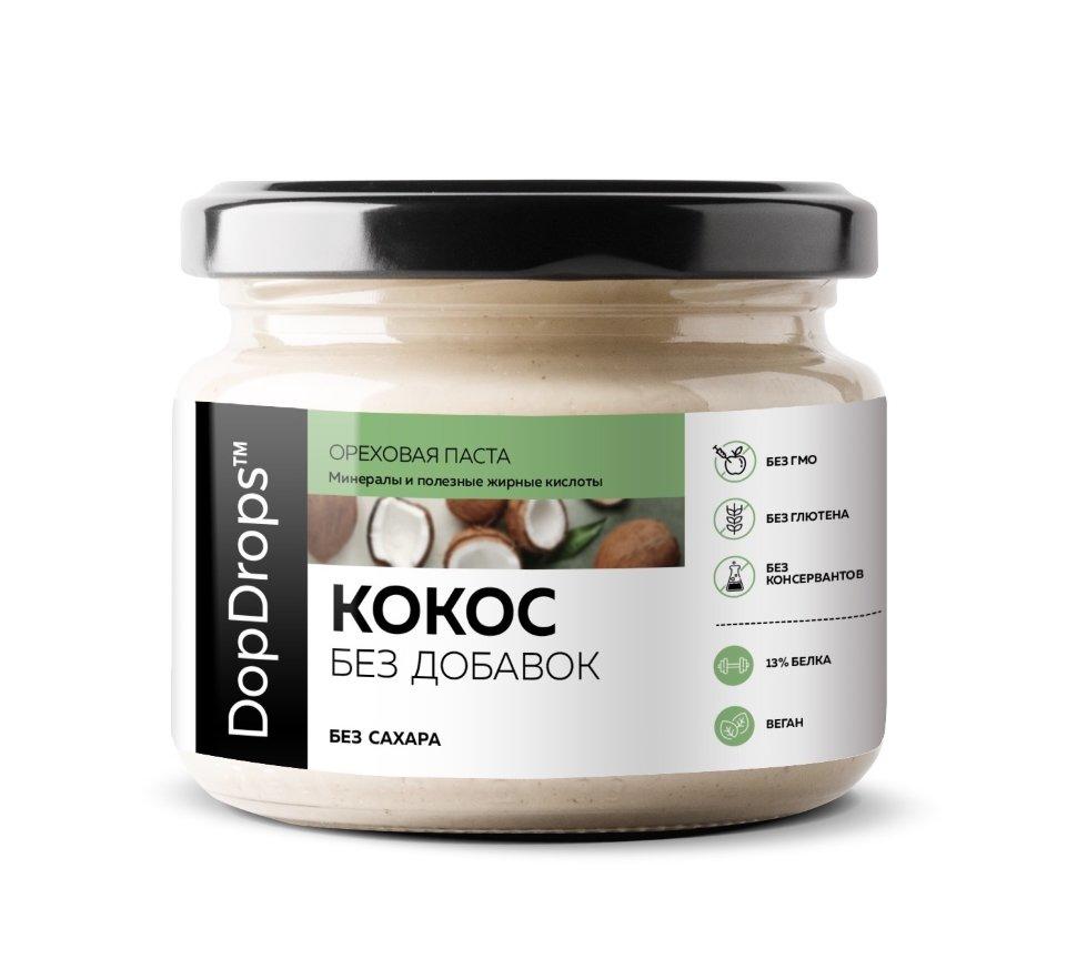 DopDrops Кокосовая паста без добавок 250 гр