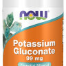NOW Potassium Gluconate 99 mg 100 tab