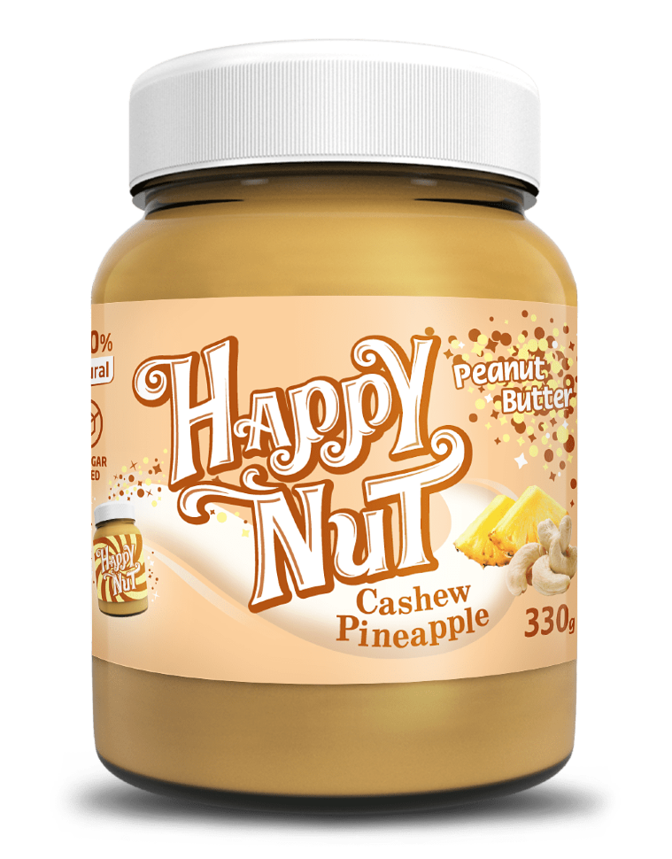 Happy Nut арахисовая паста с кешью и ананасом 330 гр
