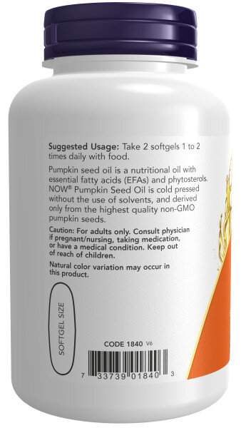 Pumpkin Seed Oil 1000 мг Softgels