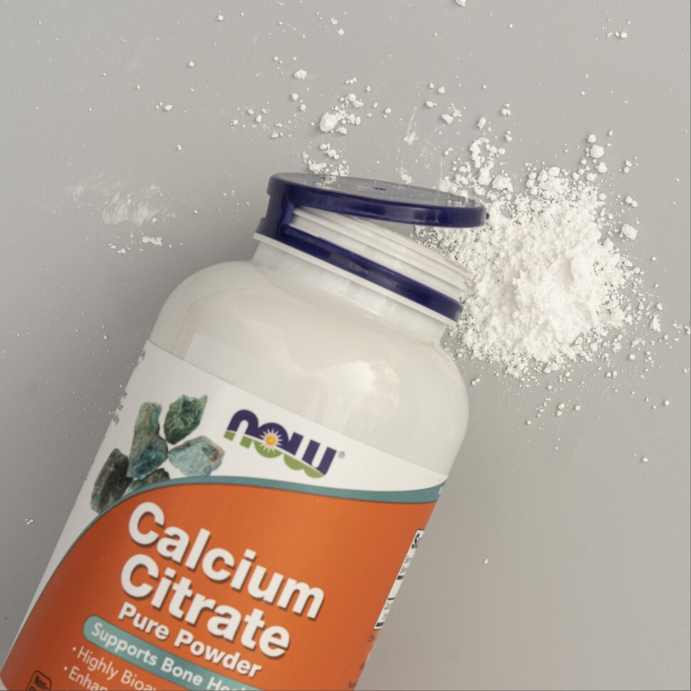 NOW Calcium & Magnesium Citrate powder 8 oz
